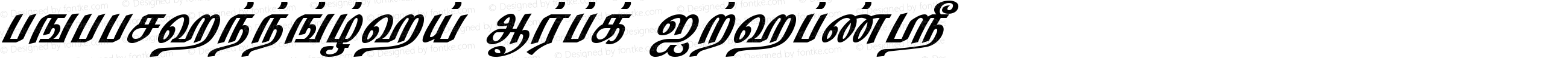 TM-TTNakkeran Bold Italic