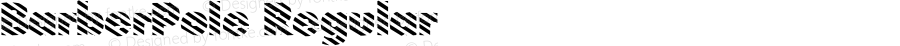 BarberPole Regular The IMSI MasterFonts Collection, tm 1995, 1996 IMSI (International Microcomputer Software Inc.)