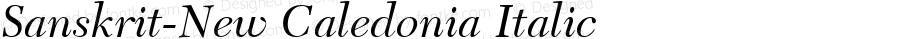 Sanskrit New Caledonia Italic