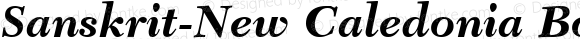 Sanskrit-New Caledonia Bold Italic Unknown