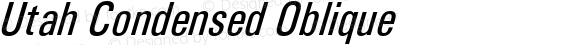 Utah Condensed Oblique
