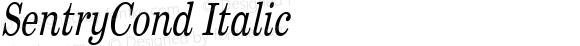 SentryCond Italic