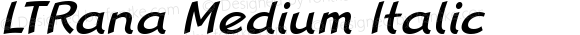 LinotypeRana MediumItalic