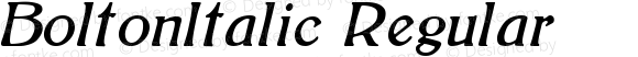 BoltonItalic