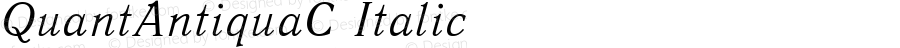 QuantAntiquaC Italic