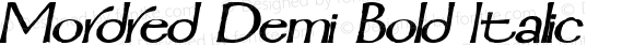 Mordred Demi Bold Italic