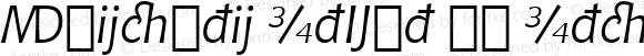 Chianti ItExt BT Italic Extension