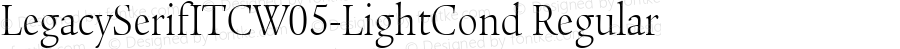 Legacy Serif ITC W05 Light Cond