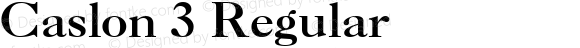 Caslon 3