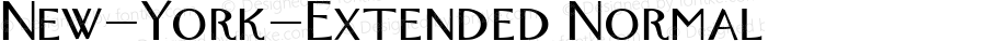 New-York-Extended Normal 1.0 Wed Mar 13 12:00:50 1996