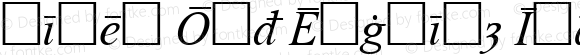 Times Old English Italic