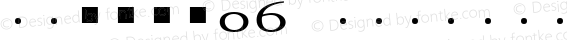FC数字書体06 Regular Version 001.20