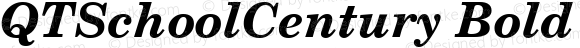 QTSchoolCentury Bold Italic