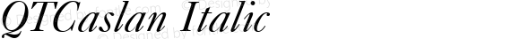 QTCaslan Italic