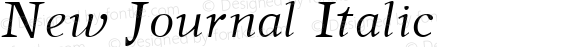 New Journal Italic:001.001