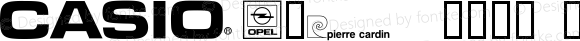 CORPart™ Sample Regular Macromedia Fontographer 4.1.3 10/3/96