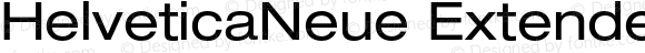 HelveticaNeue Extended Regular