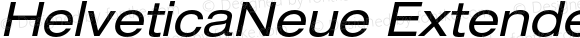 HelveticaNeue Extended Italic