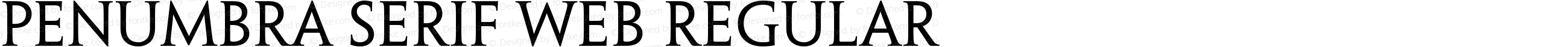 Penumbra Serif Web Regular