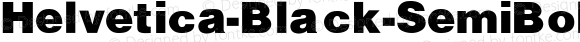 Helvetica-Black-SemiBold Regular