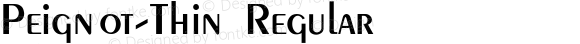 Peignot-Thin Regular