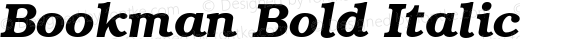 Bookman Bold Italic