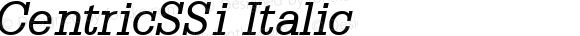 CentricSSi Italic