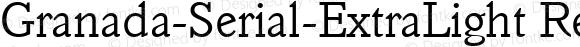 Granada-Serial-ExtraLight Regular