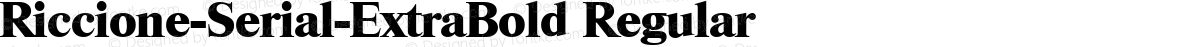 Riccione-Serial-ExtraBold Regular