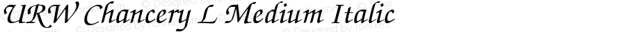 URW Chancery L Medium Italic