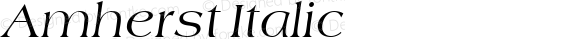 Amherst Italic