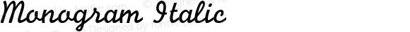 Monogram Italic
