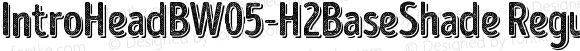 IntroHeadBW05-H2BaseShade Regular Version 1.00