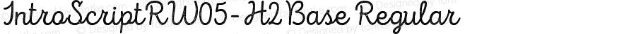 IntroScriptRW05-H2Base Regular Version 1.00