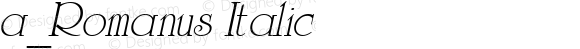 a_Romanus Italic