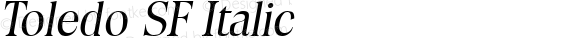 Toledo SF Italic