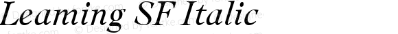 Leaming SF Italic