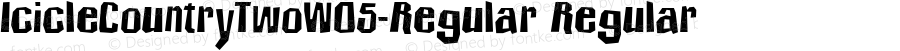 IcicleCountryTwoW05-Regular Regular Version 4.00