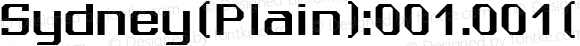 Sydney (Plain):001.001 (Plain):001.001