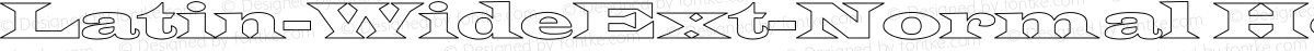 Latin-WideExt-Normal Hollow Regular