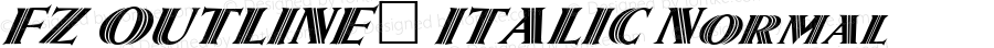 FZ OUTLINE 5 ITALIC