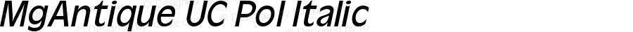 MgAntique UC Pol Italic