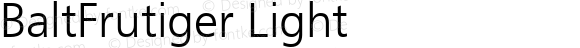 BaltFrutiger Light