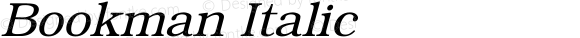 Bookman Italic