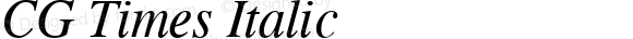 CG Times Italic