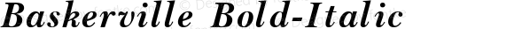Baskerville Bold-Italic