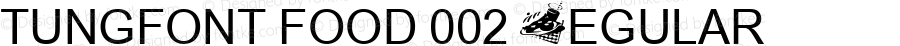 tungfont food 002 Regular 1.00; January 1, 2001