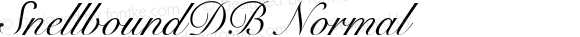 SnellboundDB Normal Altsys Fontographer 4.0.3 9.9.1994