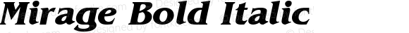 Mirage Bold Italic