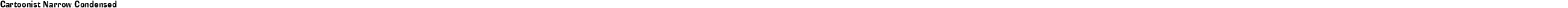 Cartoonist Narrow Condensed